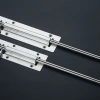 The manufacturer wholesals stainless steel square exposed 2-12 extended anti-theft door and window latches with square exposed bolts in the middle of the door Application Scenario
